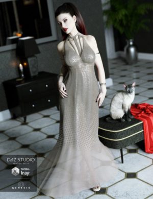 Maxi Dress for Genesis 3 Female