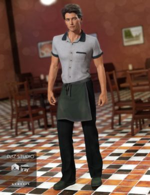 Waiter Uniform for Genesis 3 Male(s)