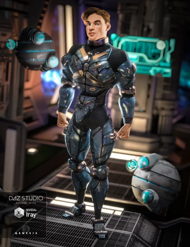 Cyber Soldier for Genesis 3 Male