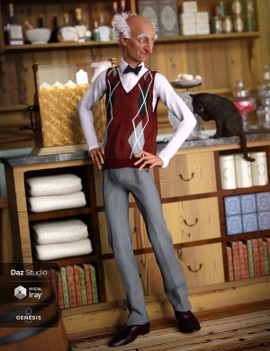 Sweater Vest Outfit for Genesis 8 Male