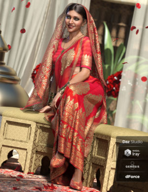 dForce Bollywood Bride Textures for Genesis 8 Female(s)